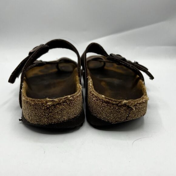 Birkenstock Sandals Womens 39/8 Mocha Mayari Toe Loop Strappy Slip On Flat - Picture 7 of 13